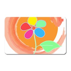 Flowers T- Shirtflowers And Sun T- Shirt Magnet (rectangular) by EnriqueJohnson