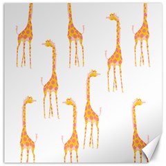 Giraffe Pattern T- Shirt Giraffes T- Shirt Canvas 20  X 20 