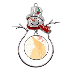 Giraffe T- Shirt Giraffe T- Shirt Metal Snowman Ornament by EnriqueJohnson