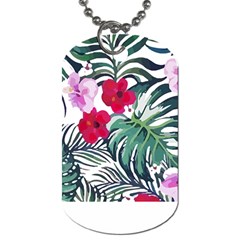 Hawaii T- Shirt Hawaii Antler Garden T- Shirt Dog Tag (one Side) by EnriqueJohnson