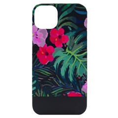 Hawaii T- Shirt Hawaii Antler Garden T- Shirt Iphone 14 Plus Black Uv Print Case by EnriqueJohnson