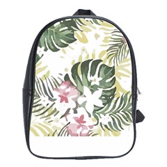 Hawaii T- Shirt Hawaii Bloom Creative T- Shirt School Bag (Large)