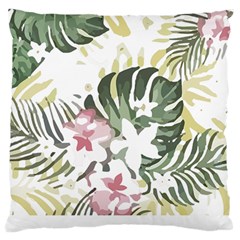 Hawaii T- Shirt Hawaii Bloom Creative T- Shirt Large Premium Plush Fleece Cushion Case (One Side)