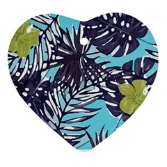 Hawaii T- Shirt Hawaii Garden Flora T- Shirt Ornament (heart)