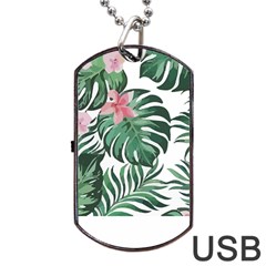 Hawaii T- Shirt Hawaii Leather Flower Garden T- Shirt Dog Tag Usb Flash (one Side) by EnriqueJohnson