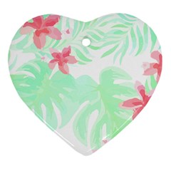 Hawaii T- Shirt Hawaii Meadow Trend T- Shirt Ornament (heart)