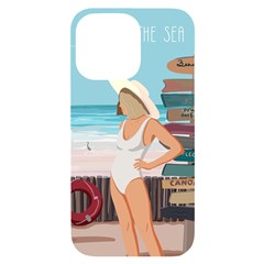 Vacation Iphone 14 Pro Max Black Uv Print Case by SychEva