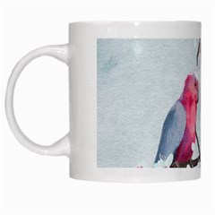 Watercolor Parrot White Mug by SychEva