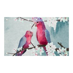 Watercolor Parrot Banner And Sign 5  X 3  by SychEva