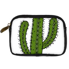 Cactus Desert Plants Rose Digital Camera Leather Case by uniart180623