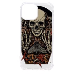 Gray And Multicolored Skeleton Illustration Iphone 13 Mini Tpu Uv Print Case