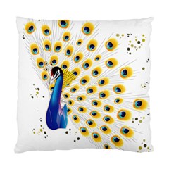 Bird Peafowl Peacock Animal Standard Cushion Case (one Side) by uniart180623