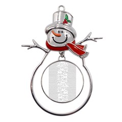 Furr Division Metal Snowman Ornament