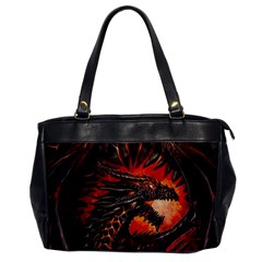 Dragon Oversize Office Handbag by uniart180623