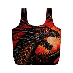 Dragon Full Print Recycle Bag (m) by uniart180623