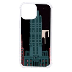 New York City Nyc Skyline Cityscape Iphone 13 Mini Tpu Uv Print Case by uniart180623