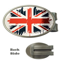 Union Jack England Uk United Kingdom London Money Clips (oval)  by uniart180623