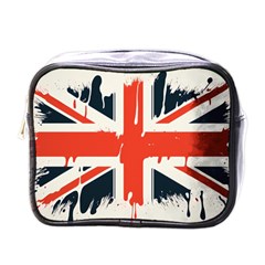 Union Jack England Uk United Kingdom London Mini Toiletries Bag (one Side)