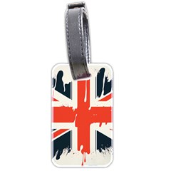 Union Jack England Uk United Kingdom London Luggage Tag (two Sides) by uniart180623