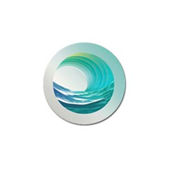 Tsunami Tidal Wave Wave Minimalist Ocean Sea Golf Ball Marker (4 Pack) by uniart180623