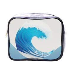 Wave Tsunami Tidal Wave Ocean Sea Water Mini Toiletries Bag (one Side) by uniart180623