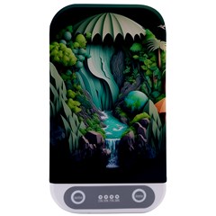 Waterfall Jungle Nature Paper Craft Trees Tropical Sterilizers by uniart180623