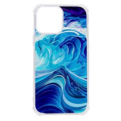 Tsunami Waves Ocean Sea Nautical Nature Water Iphone 13 Pro Max Tpu Uv Print Case by uniart180623