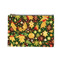 Christmas Pattern Cosmetic Bag (large) by Valentinaart