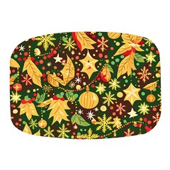 Christmas Pattern Mini Square Pill Box by Valentinaart