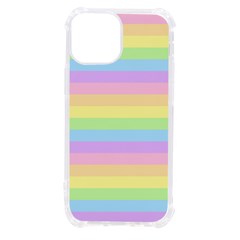 Cute Pastel Rainbow Stripes Iphone 13 Mini Tpu Uv Print Case