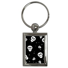 Skull Pattern Key Chain (rectangle) by Ket1n9