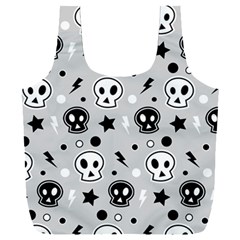 Skull-pattern- Full Print Recycle Bag (xxxl)