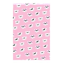 Girly Girlie Punk Skull Shower Curtain 48  X 72  (small)  by Ket1n9