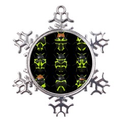 Beetles-insects-bugs- Metal Large Snowflake Ornament