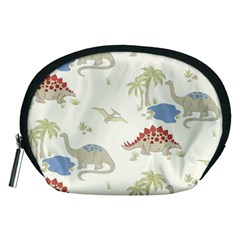 Dinosaur Art Pattern Accessory Pouch (medium) by Ket1n9