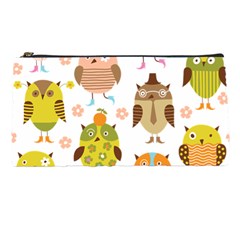 Cute Owls Pattern Pencil Case