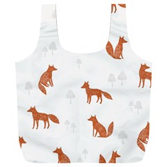 Fox Animal Wild Pattern Full Print Recycle Bag (xxxl)