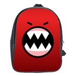Funny Angry School Bag (Large) Front