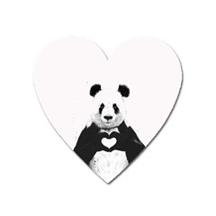 Panda Love Heart Heart Magnet by Ket1n9