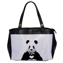 Panda Love Heart Oversize Office Handbag