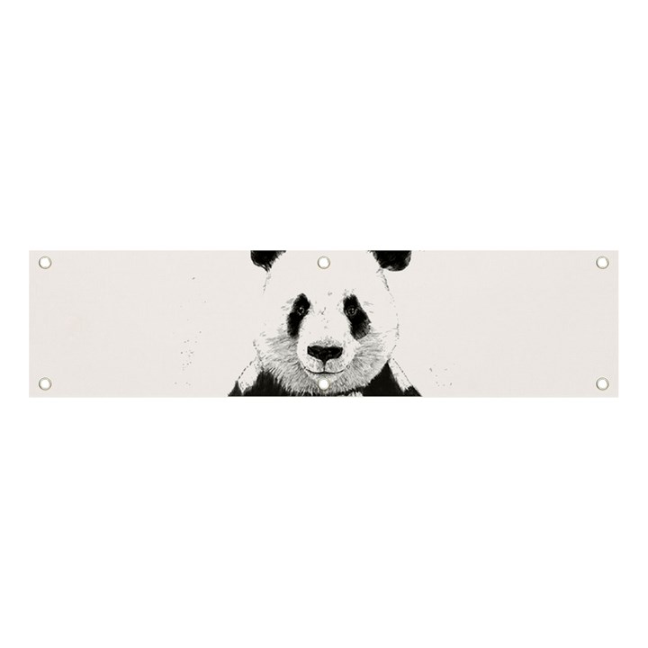 Panda Love Heart Banner and Sign 4  x 1 