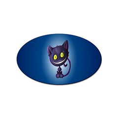 Cats Funny Sticker (oval) by Ket1n9