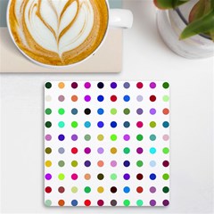 Circle Pattern(1) Uv Print Square Tile Coaster  by Ket1n9