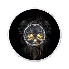 Art Fiction Black Skeletons Skull Smoke On-the-go Memory Card Reader