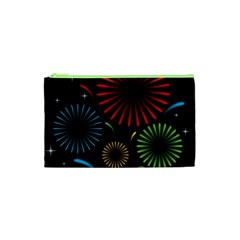 Fireworks With Star Vector Cosmetic Bag (xs) by Ket1n9