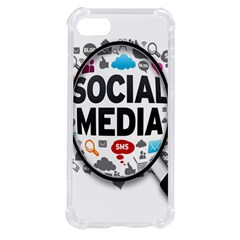 Social Media Computer Internet Typography Text Poster Iphone Se by Ket1n9