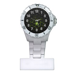 Green Android Honeycomb Gree Plastic Nurses Watch by Ket1n9