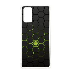 Green Android Honeycomb Gree Samsung Galaxy Note 20 Tpu Uv Case by Ket1n9