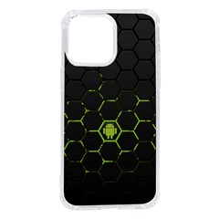 Green Android Honeycomb Gree Iphone 14 Pro Max Tpu Uv Print Case by Ket1n9