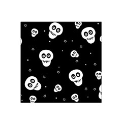 Skull Pattern Satin Bandana Scarf 22  X 22  by Ket1n9